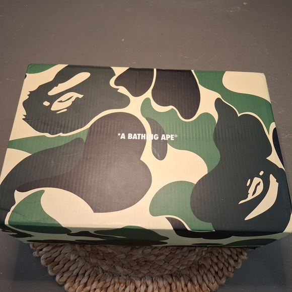 BAPE x Marvel Venom Patent Leather Low-Top Sneakers